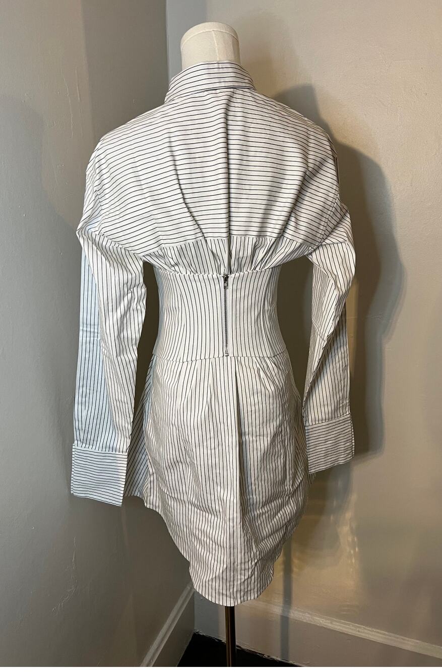 STEELE Gianni Corset Button Up Dress XS NWT (B120322)